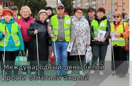 16.10.2025 Международный день белой трости отметили акцией | Администрация муниципального округа город Партизанск Приморского края Официальный сайт