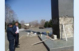 21.04.2022 К празднику монумент восстановят | Администрация муниципального округа город Партизанск Приморского края Официальный сайт