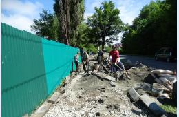 19.07.2022 На Гоголевской восстановят тротуар | Администрация муниципального округа город Партизанск Приморского края Официальный сайт