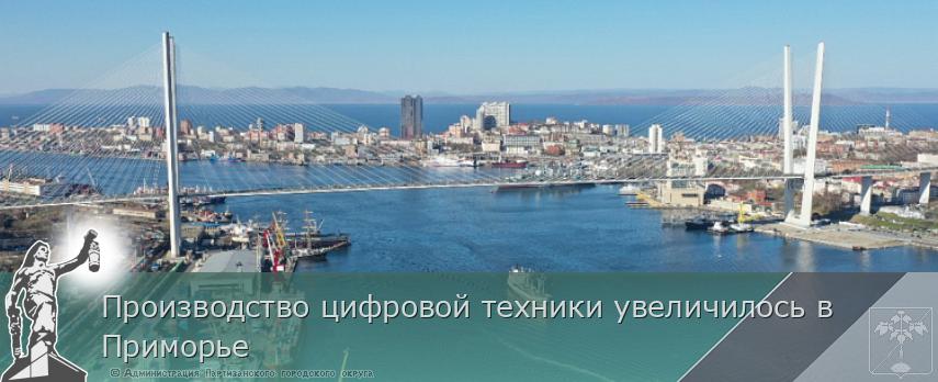 Производство цифровой техники увеличилось в Приморье