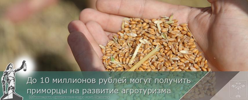 До 10 миллионов рублей могут получить приморцы на развитие агротуризма | Администрация муниципального округа город Партизанск Приморского края Официальный сайт До 10 миллионов рублей могут получить приморцы на развитие агротуризма | Администрация муниципального округа город Партизанск Приморского края Официальный сайт